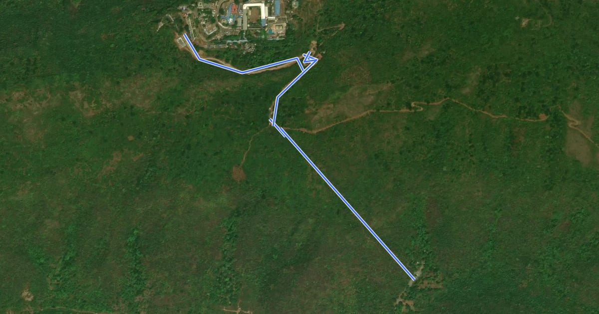 Маршрут Simhachalam Climb на спутниковом снимке