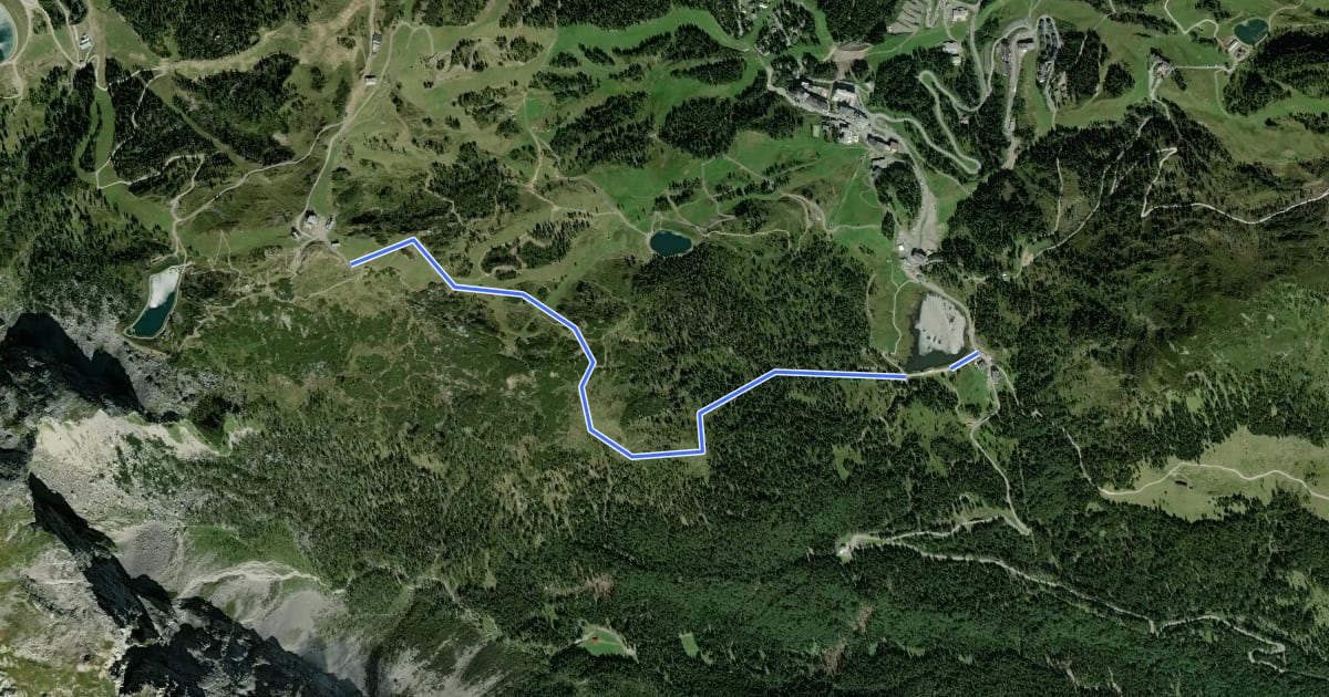 Маршрут Single Trail LIVIO на спутниковом снимке