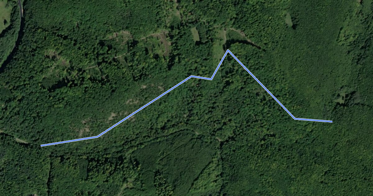 Маршрут Singletrail Michalková - Šúplatka на спутниковом снимке
