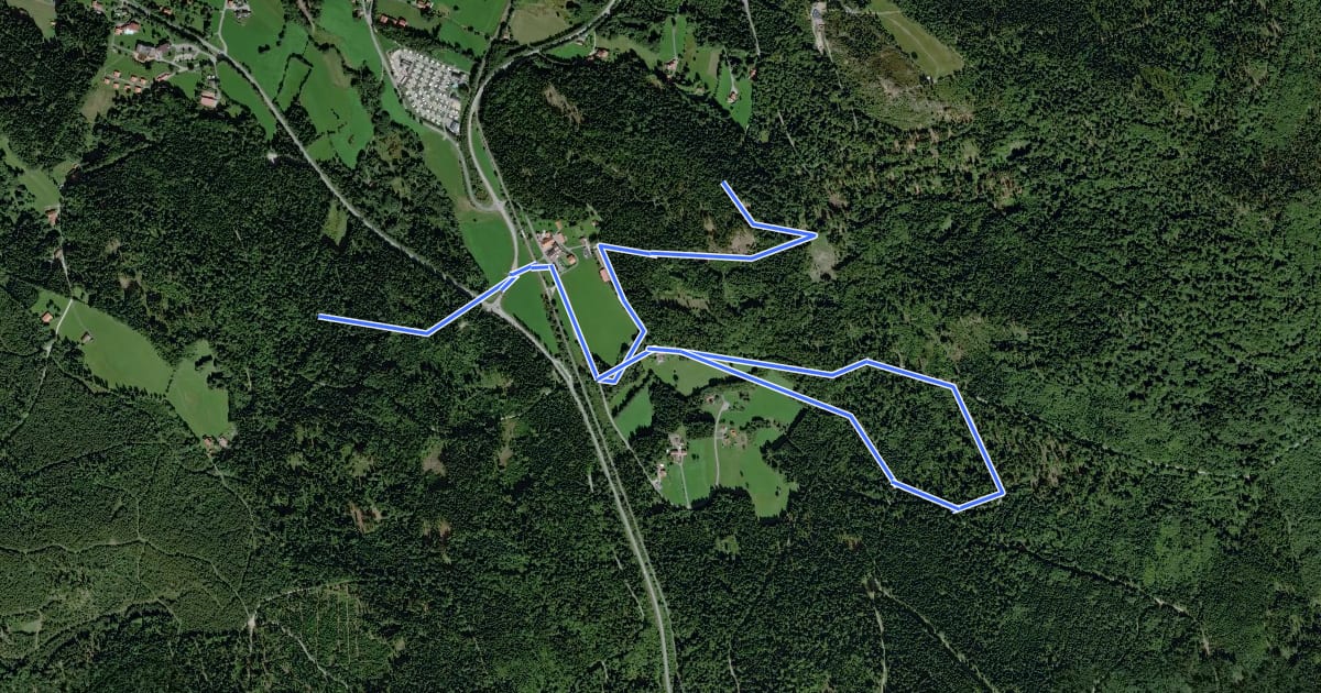 Маршрут Sitzweilweg на спутниковом снимке