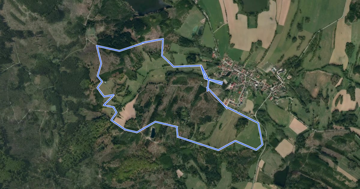 Маршрут Ski 7.5 km на спутниковом снимке