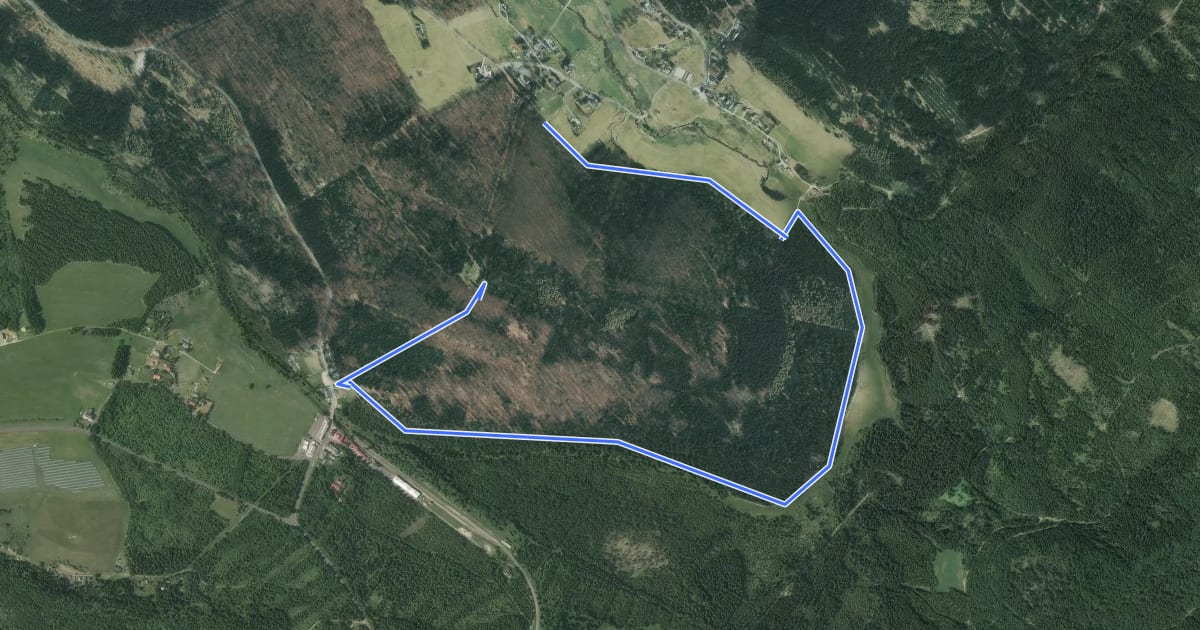 Маршрут Skiwanderweg Hemmschuh на спутниковом снимке