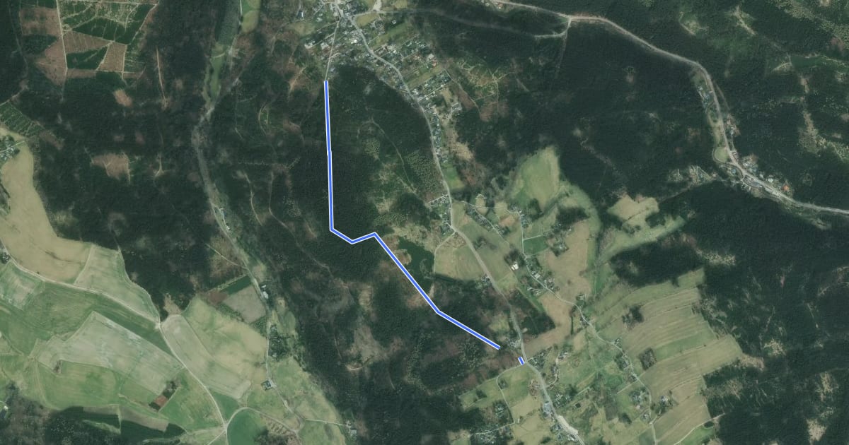 Маршрут Skiwanderweg Spitzberg (Bärenfels) на спутниковом снимке
