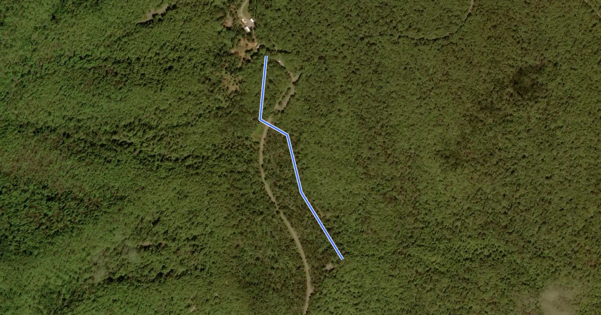 Маршрут Skyland Stables Trail на спутниковом снимке