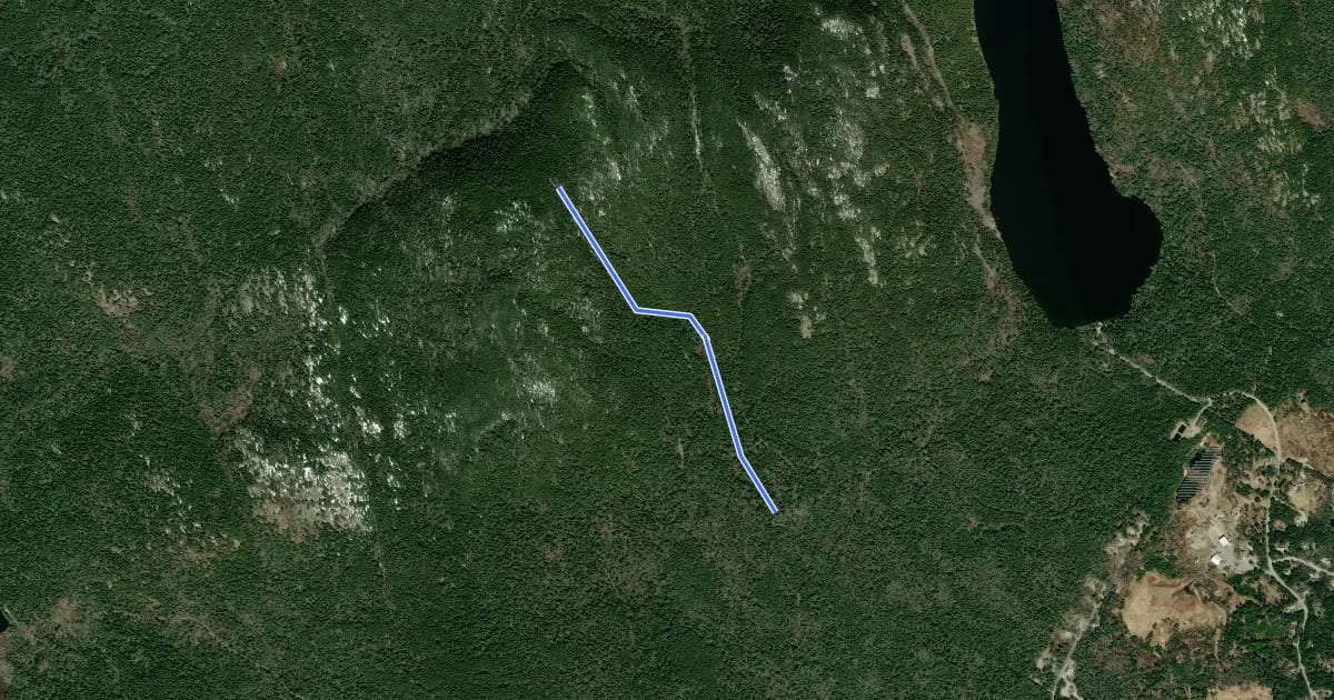 Маршрут Sluceway Trail на спутниковом снимке