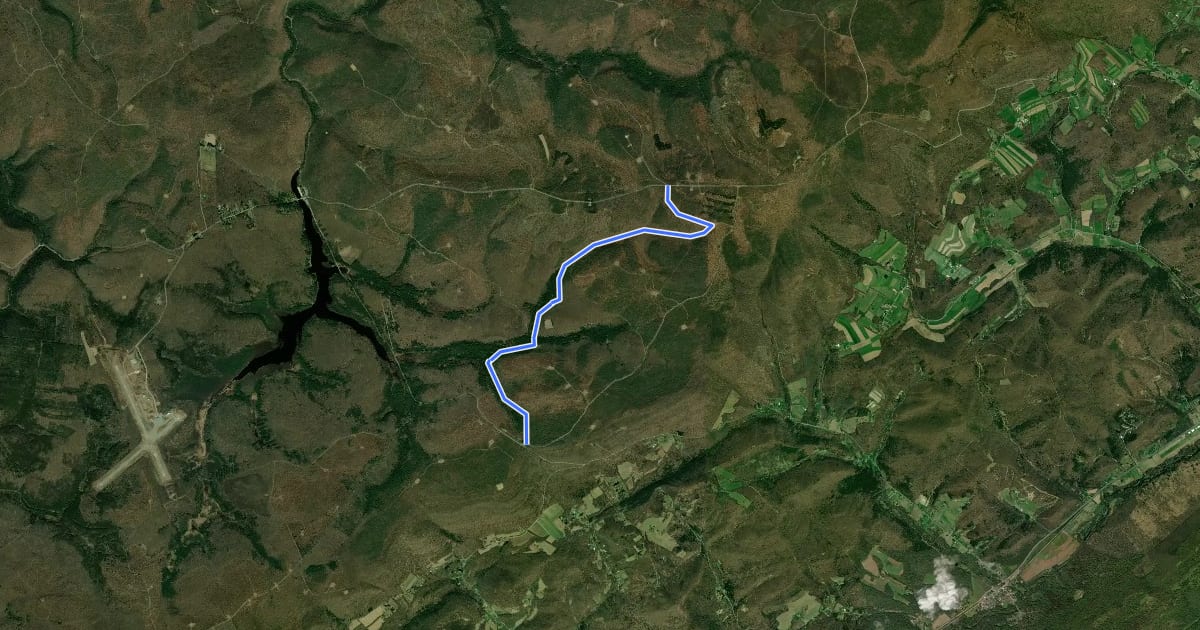 Маршрут Smays Run Trail на спутниковом снимке