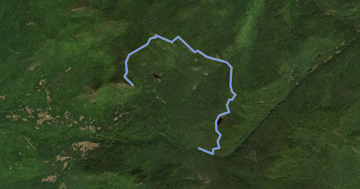 Маршрут Soda Range Trail на спутниковом снимке