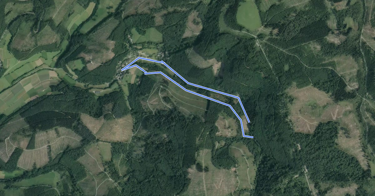Маршрут Sohlbacher Weiher Rundweg A1 на спутниковом снимке