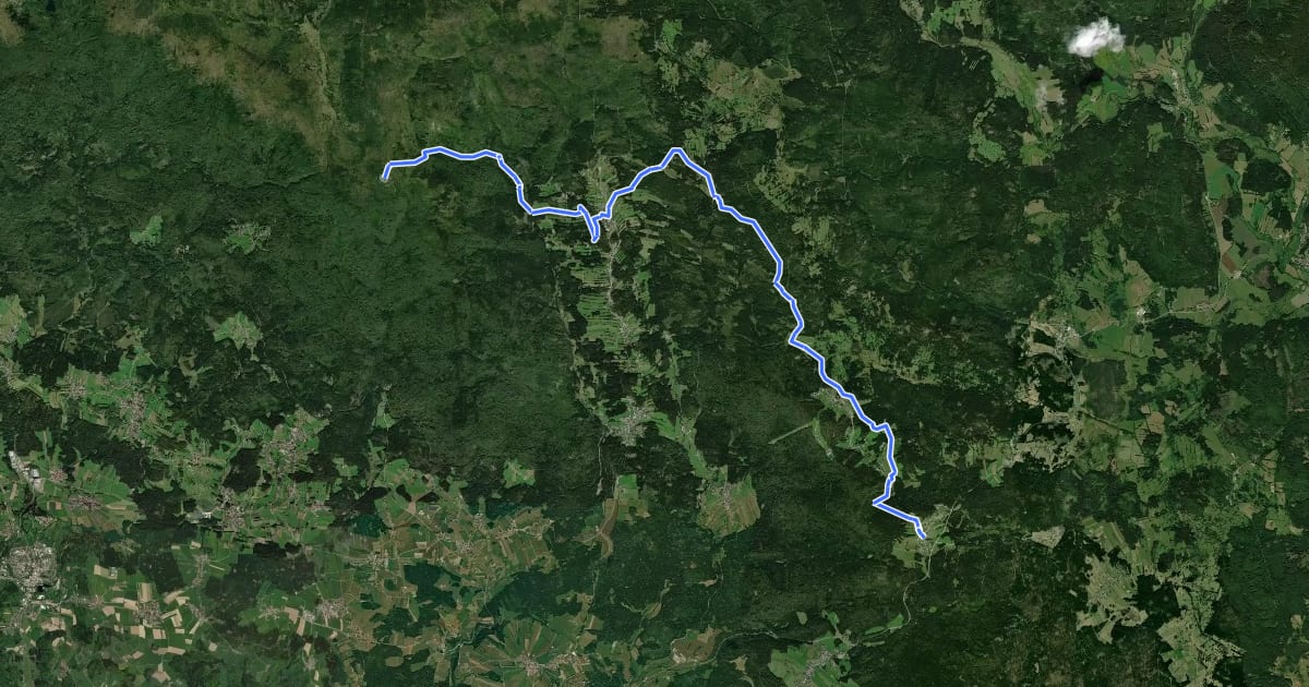 Маршрут Soldanelle на спутниковом снимке