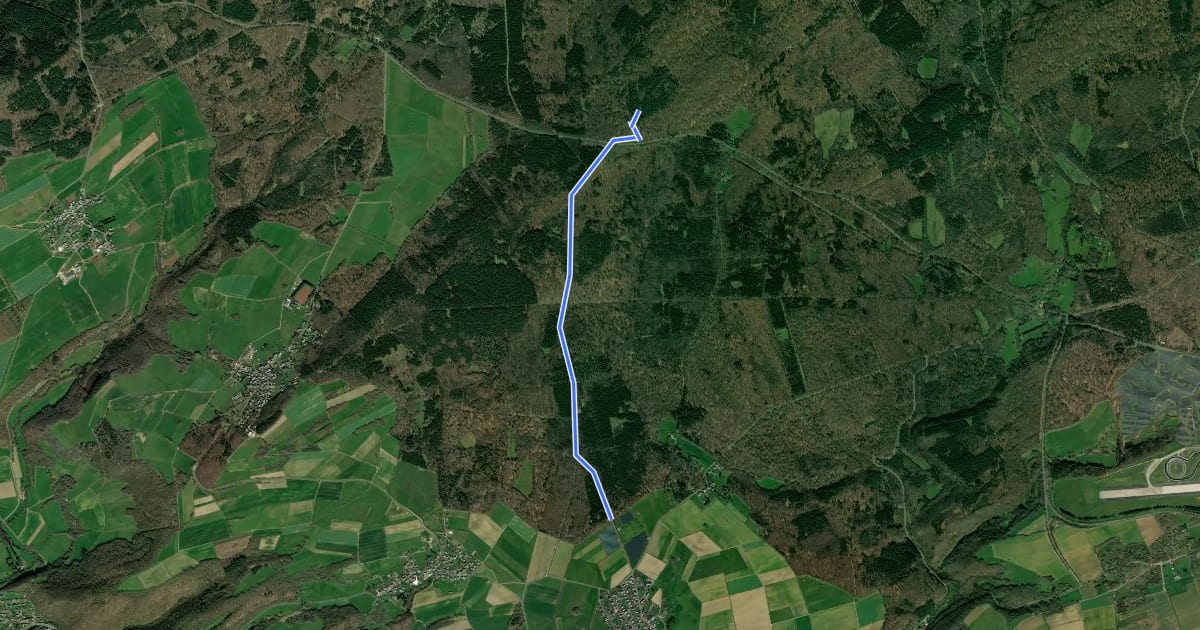 Маршрут Soonwaldsteig - Zuweg_Seesbach 1 на спутниковом снимке