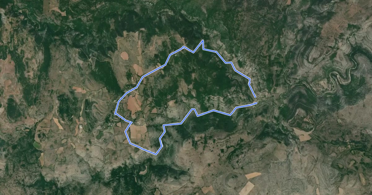 Маршрут Sorbs et les vallées sèches на спутниковом снимке