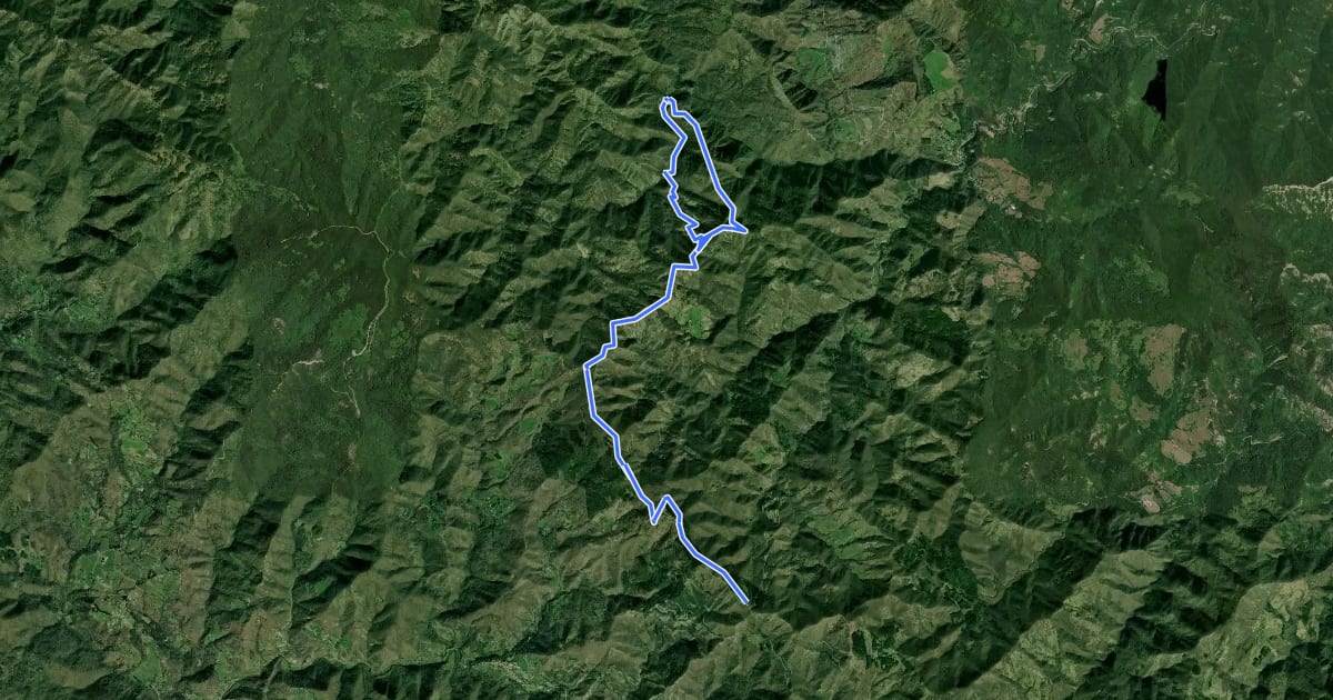 Маршрут Sorgenti di Firenze Trekking - Anello 22: Alle Cascate di Dante на спутниковом снимке