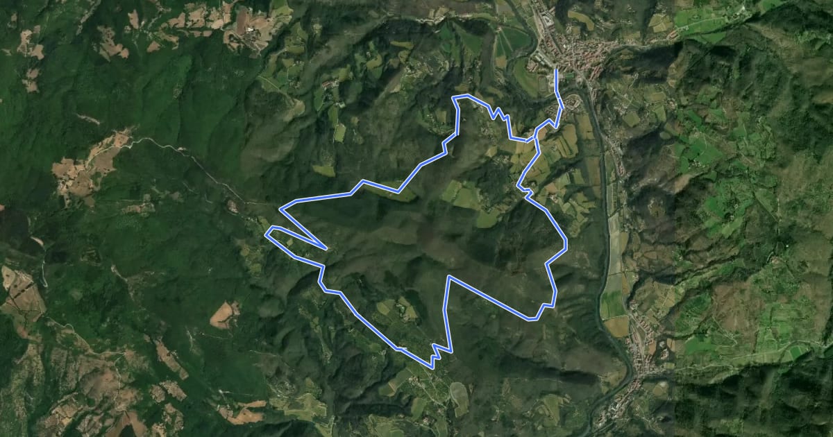 Маршрут Sorgenti di Firenze Trekking – Anello 4: Architetture rurali e campagna toscana на спутниковом снимке
