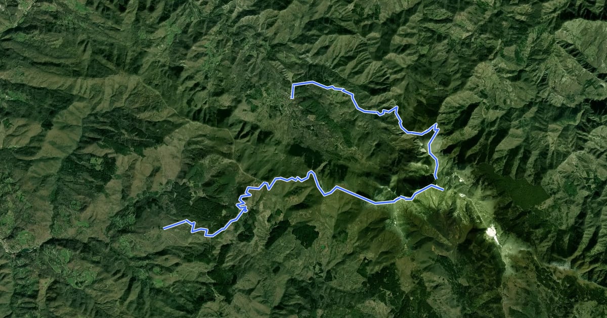 Маршрут Sorgenti di Firenze Trekking – Anello Principale: Tappa 4 на спутниковом снимке