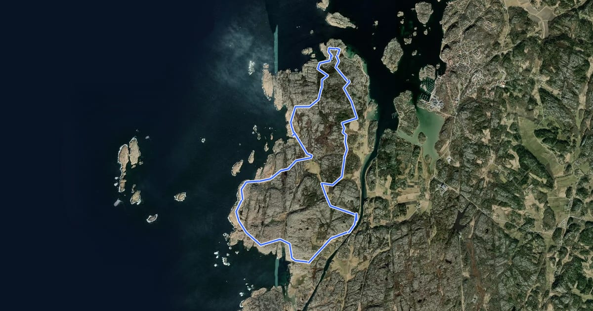 Маршрут Soteleden Etapp 5 Ramsvik runt на спутниковом снимке