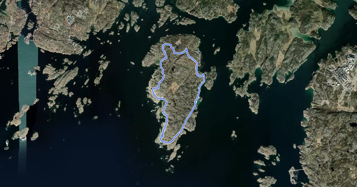 Маршрут Soteleden Etapp 8 Malmön runt на спутниковом снимке