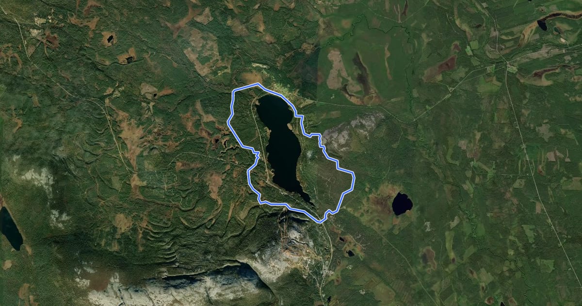 Маршрут Soutajan kesäreitti (Summer hiking route) на спутниковом снимке