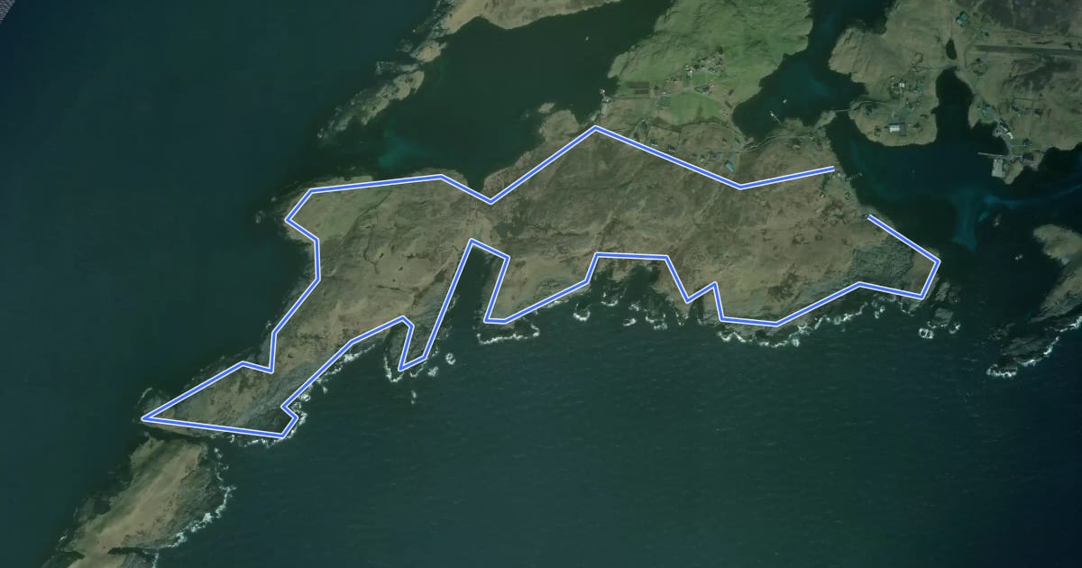Маршрут South Hill на спутниковом снимке