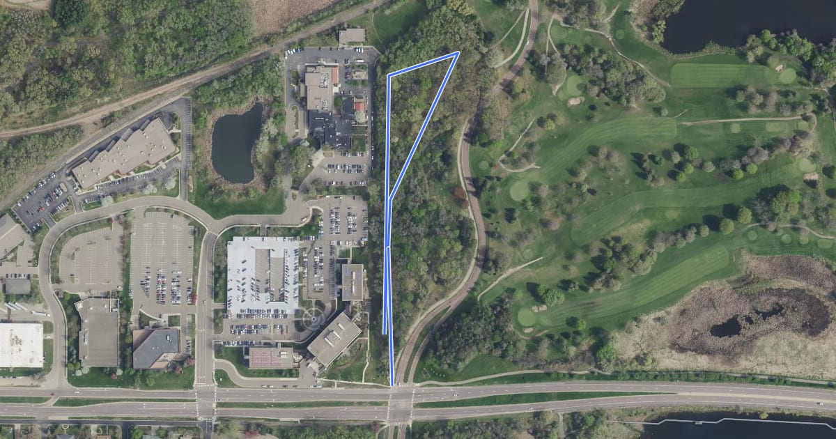 Маршрут South Loop на спутниковом снимке