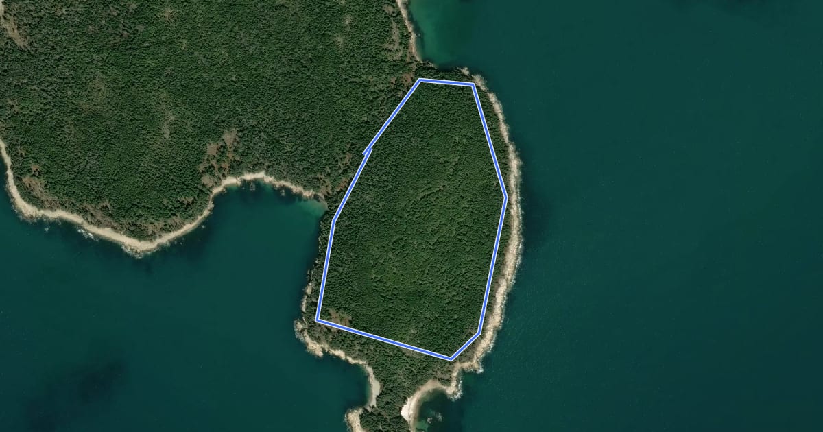 Маршрут South Loop Trail на спутниковом снимке