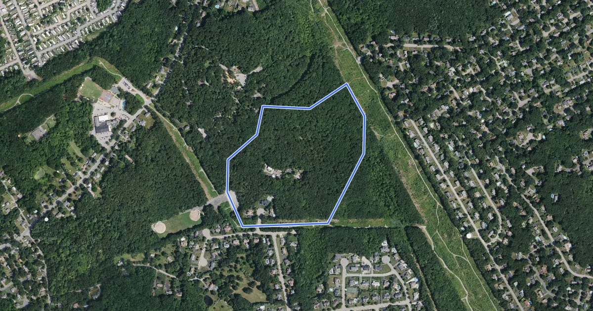 Маршрут South Loop Trail на спутниковом снимке