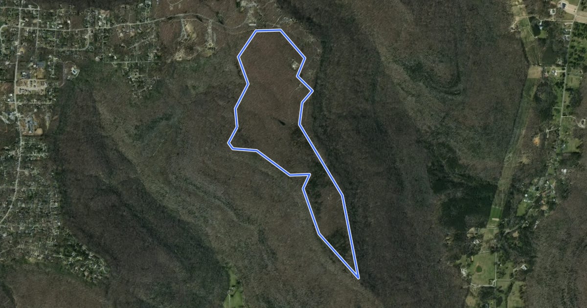 Маршрут South Plateau Loop на спутниковом снимке