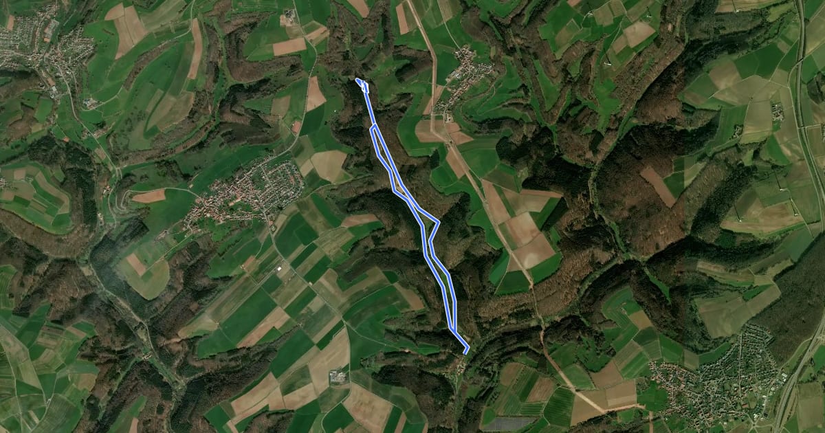 Маршрут Spaziertour Wasserschaupfad на спутниковом снимке