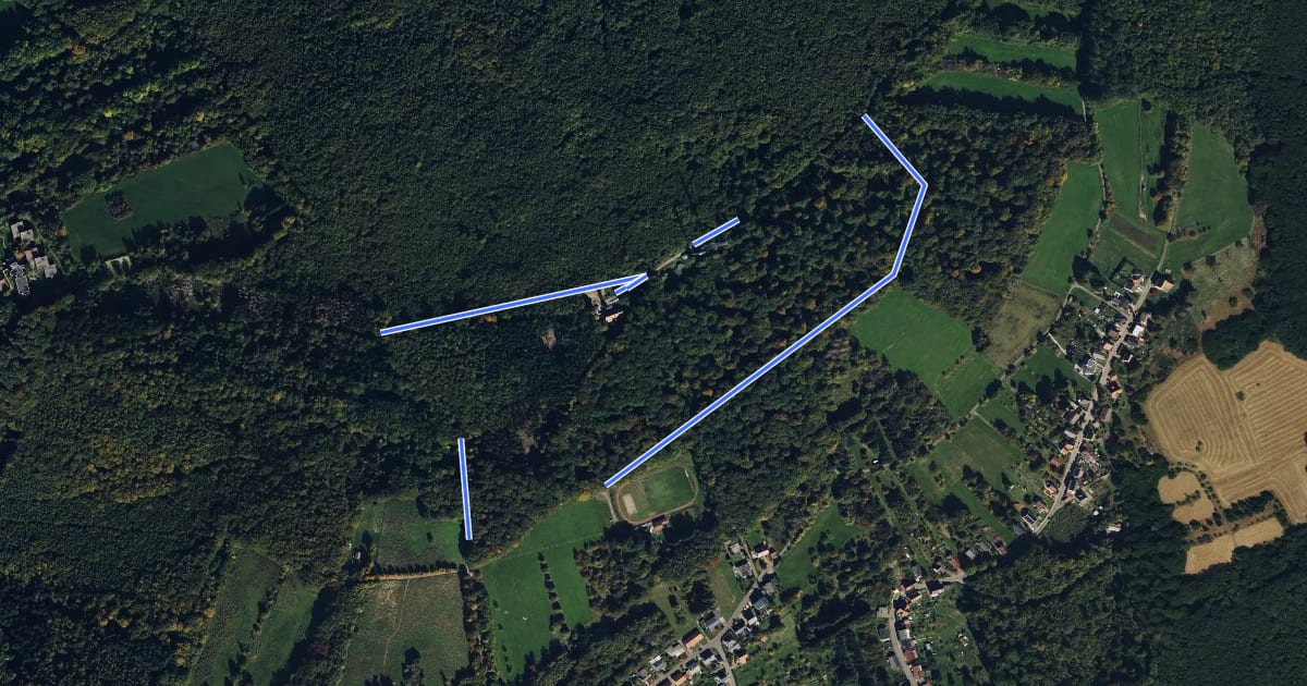 Маршрут Spazierweg Höcherberg на спутниковом снимке