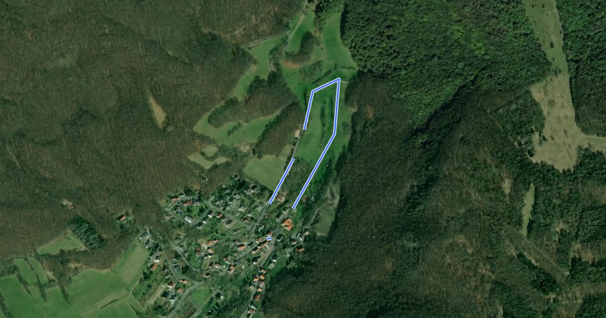 Маршрут Spazierweg Mühlbachtal на спутниковом снимке