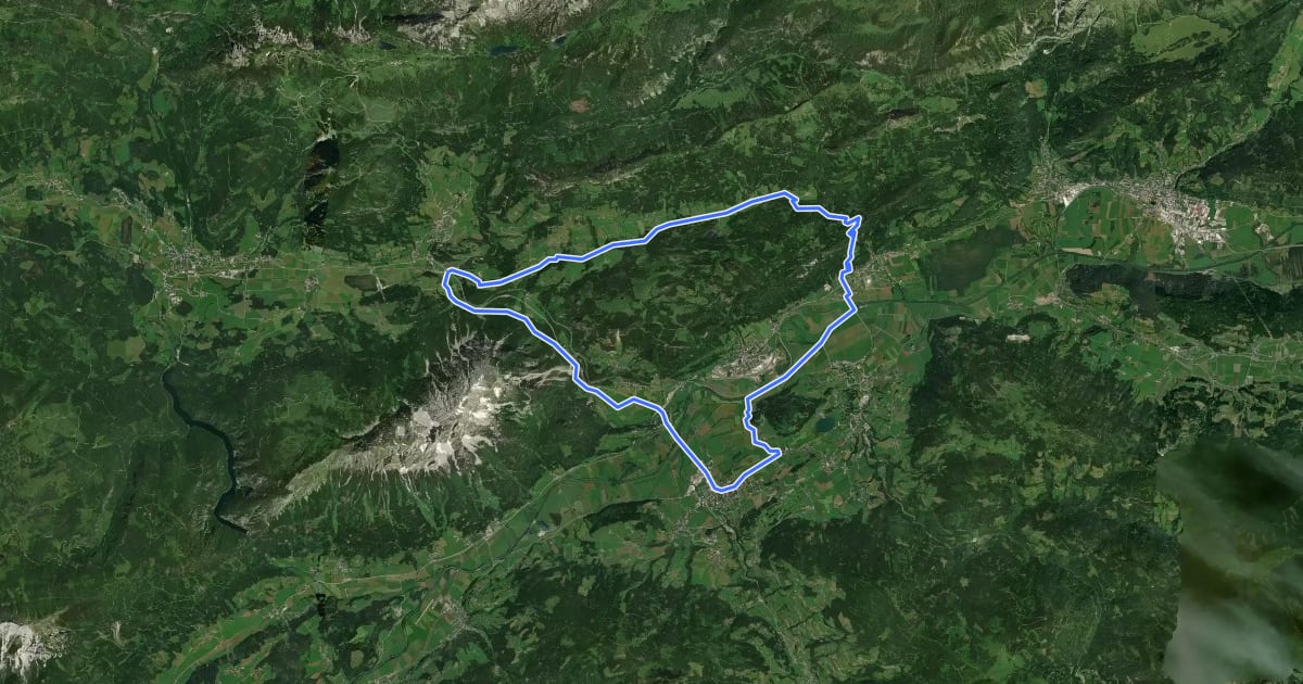 Маршрут Spechtensee-Runde на спутниковом снимке
