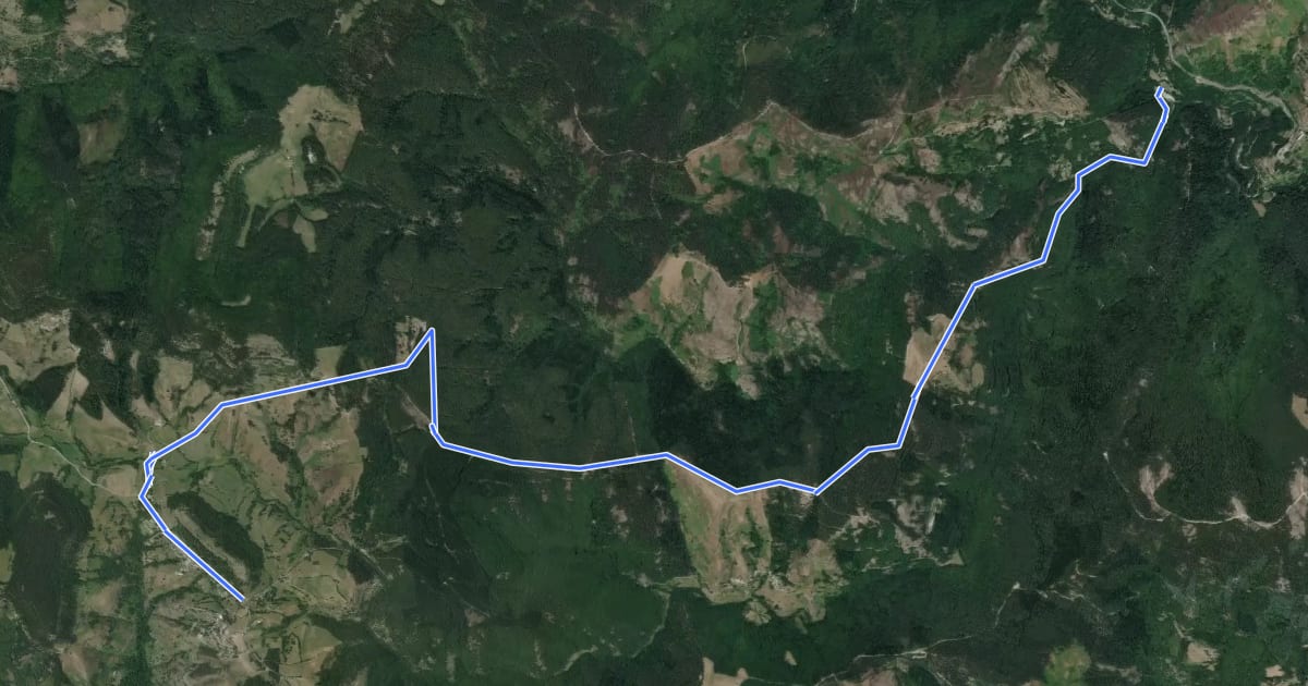 Маршрут SPHC, étape 04 на спутниковом снимке