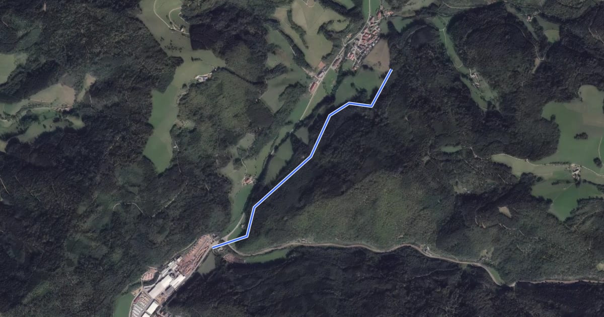 Маршрут Spirzen Rombachhof - Wasserbehälter на спутниковом снимке