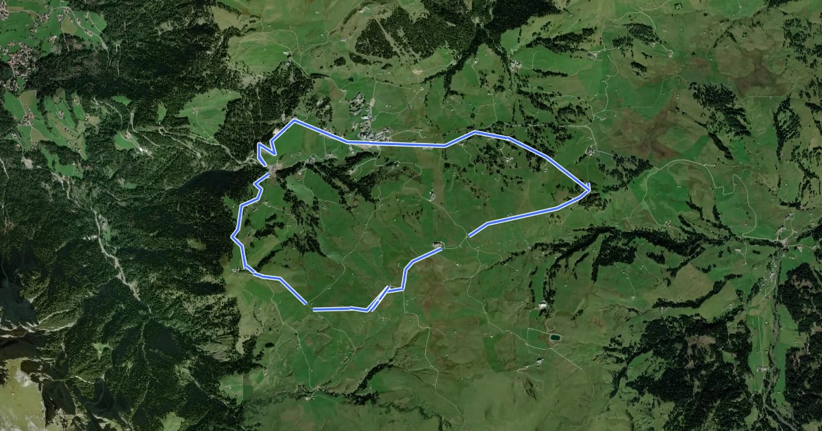 Маршрут Spitzbühl Runde на спутниковом снимке