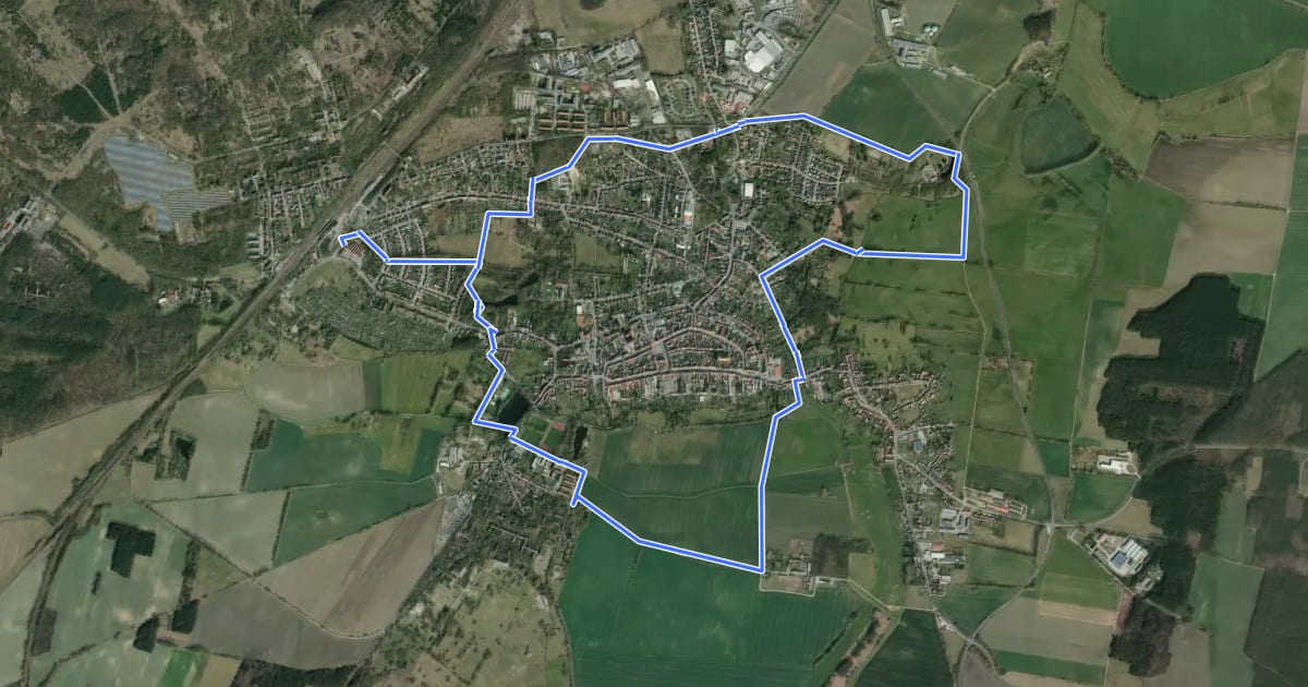 Маршрут Spitzbubenweg на спутниковом снимке