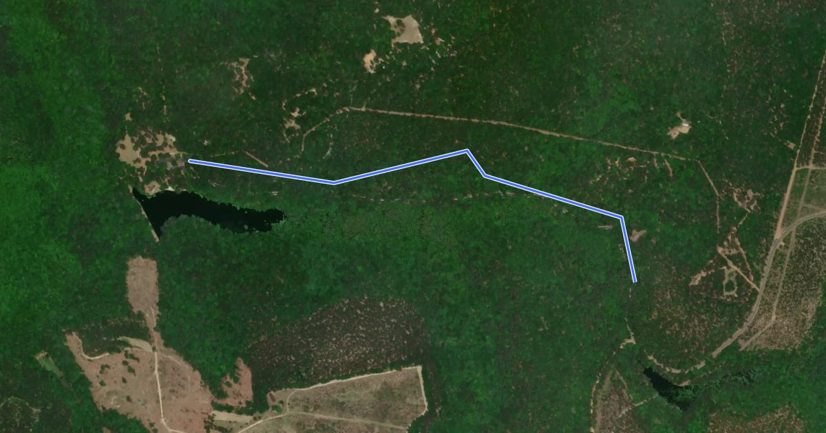 Маршрут Splice Trail на спутниковом снимке