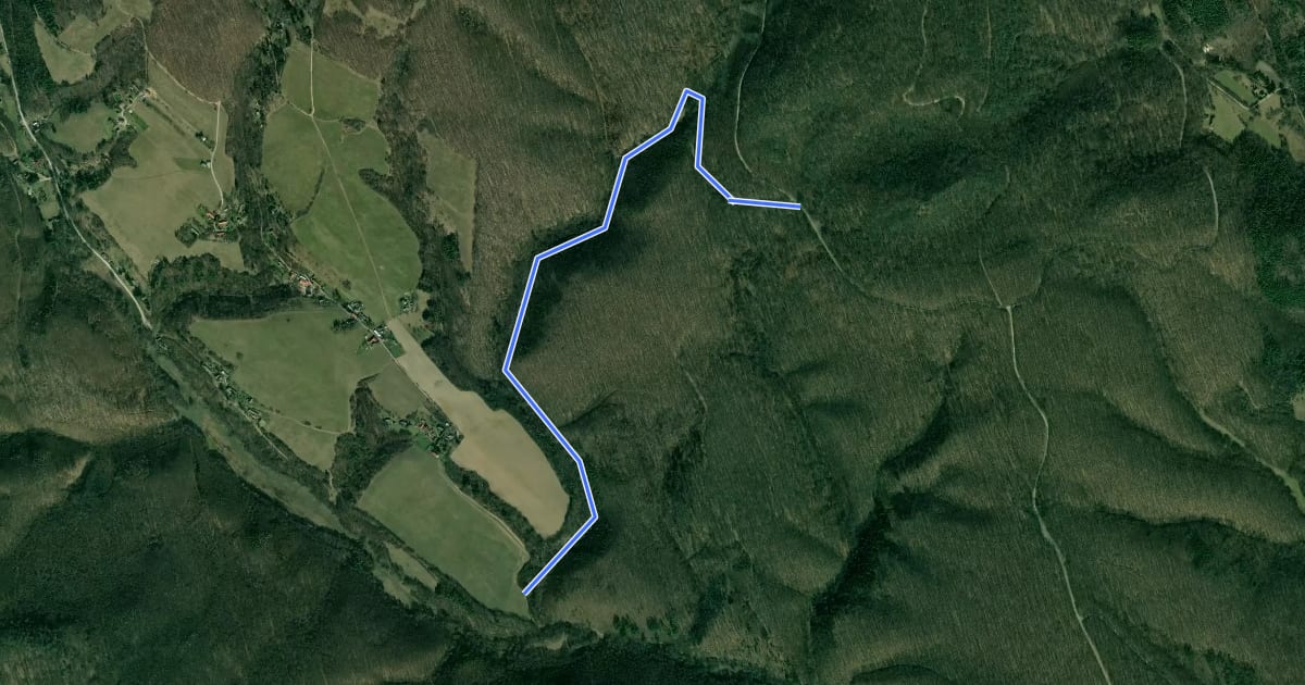 Маршрут Spojka nad Novou Lehotou на спутниковом снимке