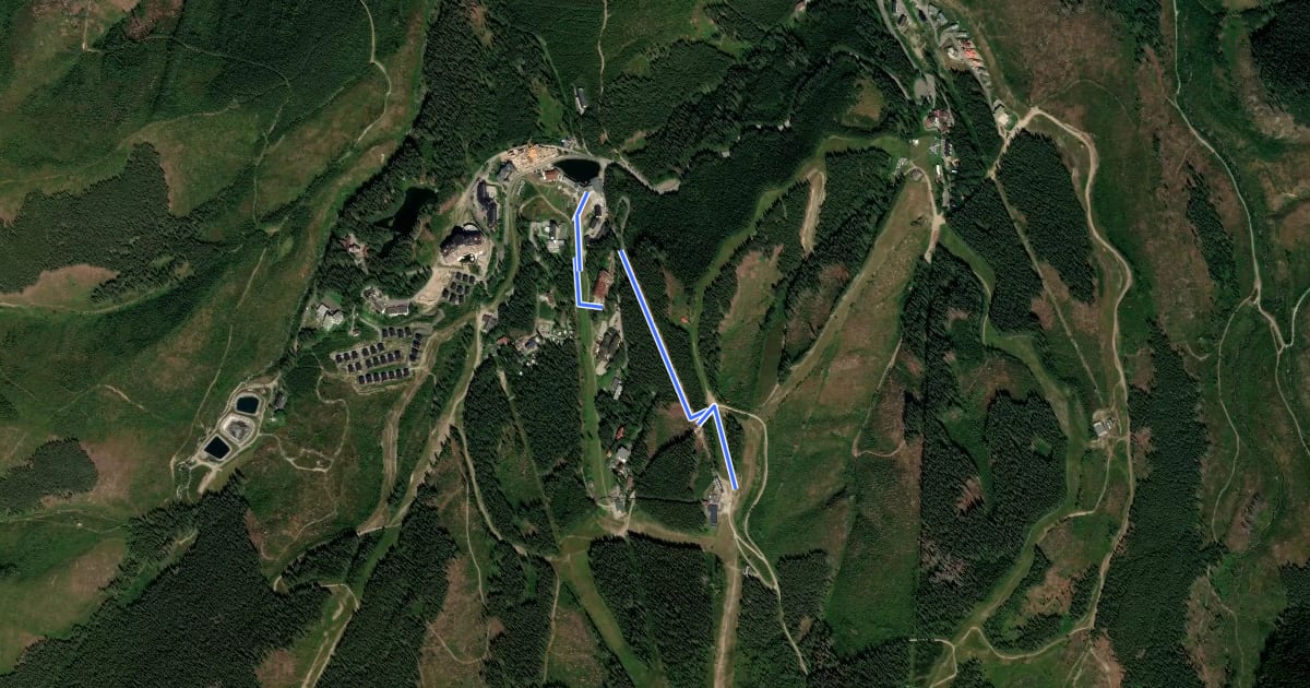 Маршрут Sport trail на спутниковом снимке