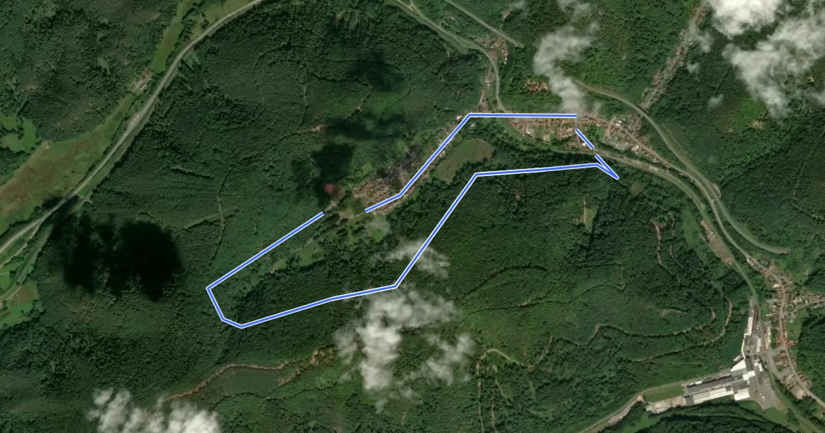 Маршрут Sportlerweg Rinnthal на спутниковом снимке