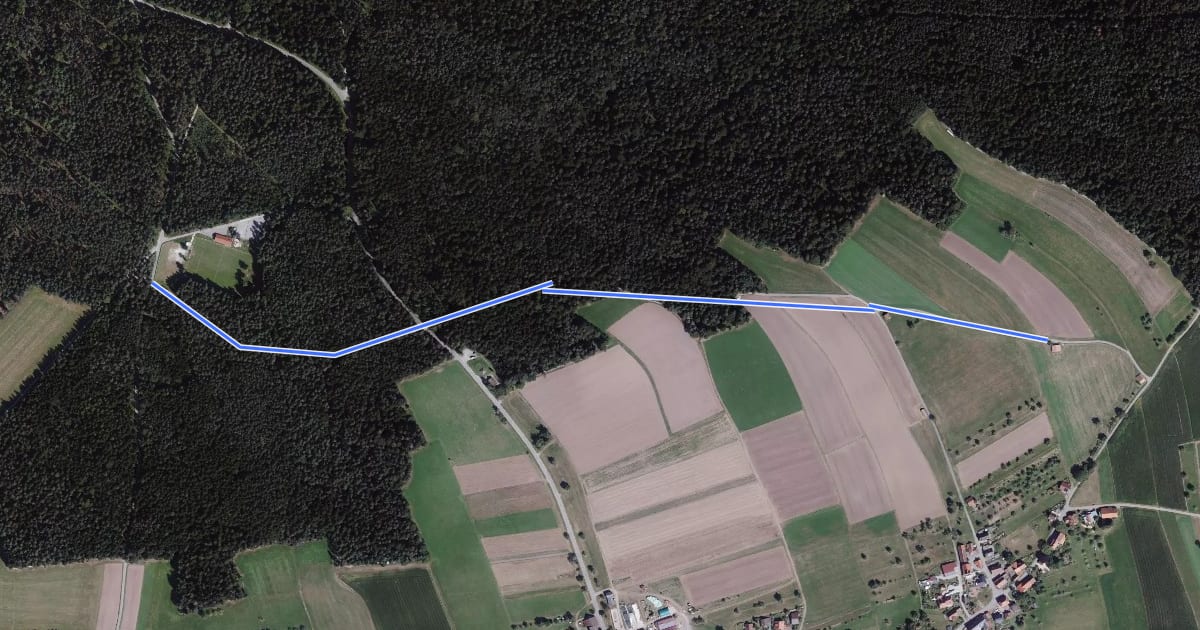 Маршрут Sportplatz Oberkollwangen - AugenBlick Neuweiler-Oberkollwangen на спутниковом снимке