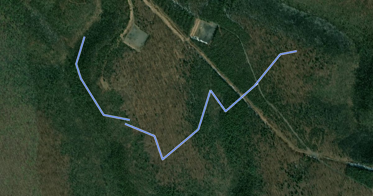 Маршрут Sproul - Eagleton Railroad Trail на спутниковом снимке