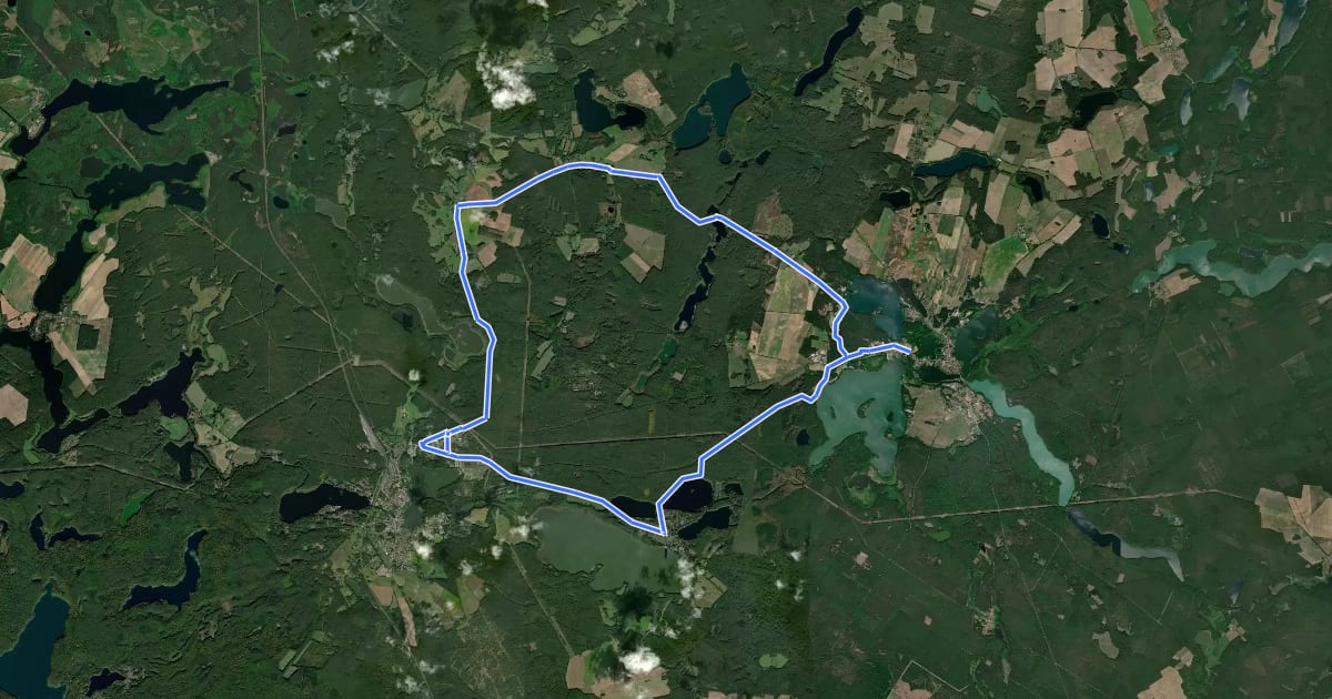 Маршрут Spurensuche-Rundweg на спутниковом снимке