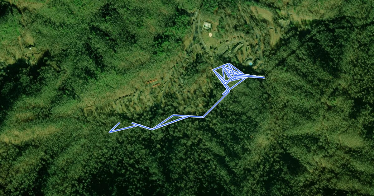 Маршрут Squatter Trail на спутниковом снимке