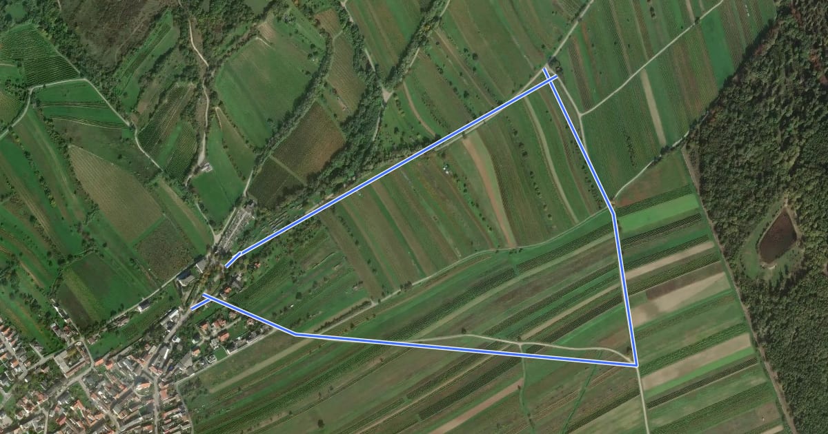 Маршрут St. Georgen Walking & Laufrunde (2) на спутниковом снимке