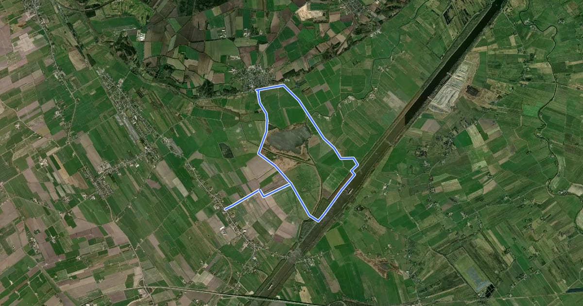 Маршрут St.Michaelisdonn Rundwanderweg Nr. 2 Rund um den Kudensee на спутниковом снимке