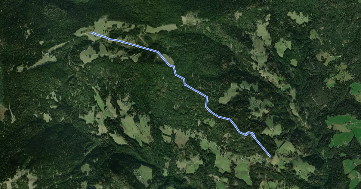 Маршрут St. Oswalder Rundweg 1 на спутниковом снимке