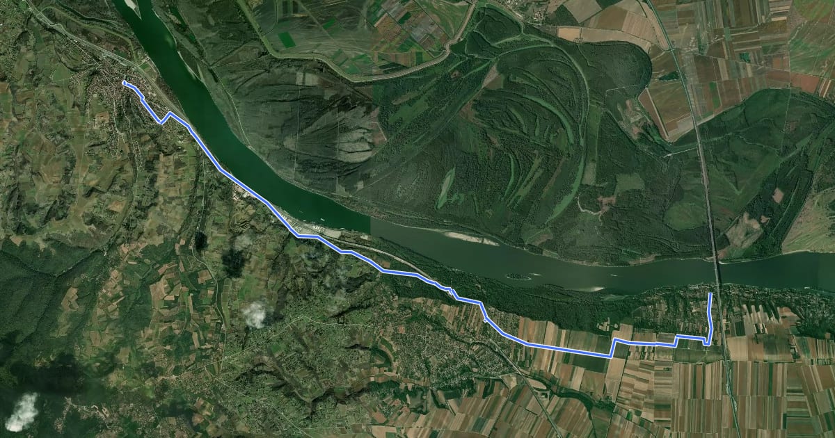 Маршрут ST327 Sremski Karlovci to Beška (bridge) на спутниковом снимке