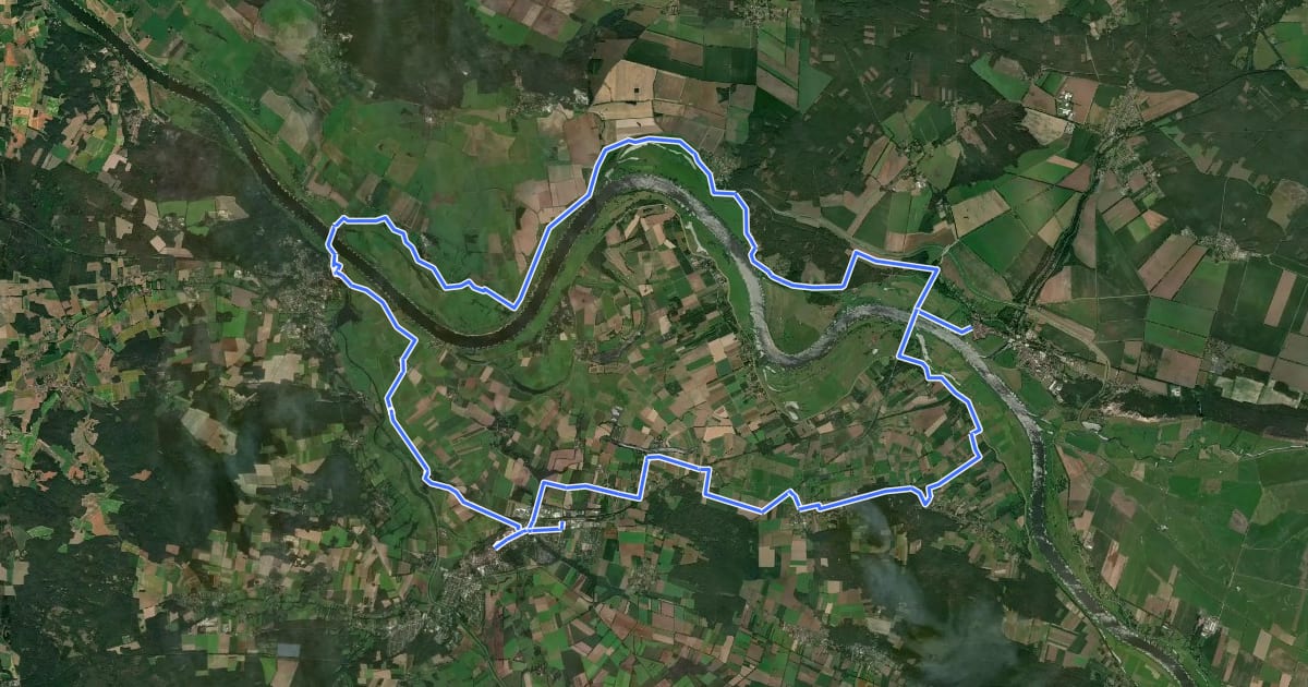 Маршрут Stadt-Land-Fluss-Tour на спутниковом снимке