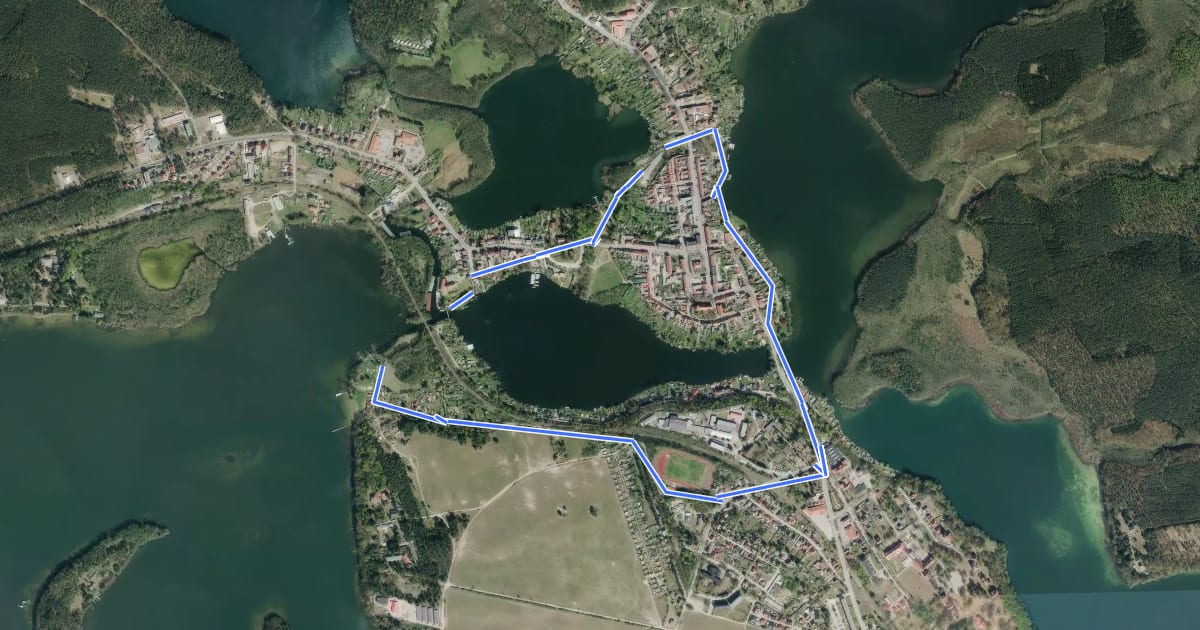Маршрут Stadt-Rundgang на спутниковом снимке