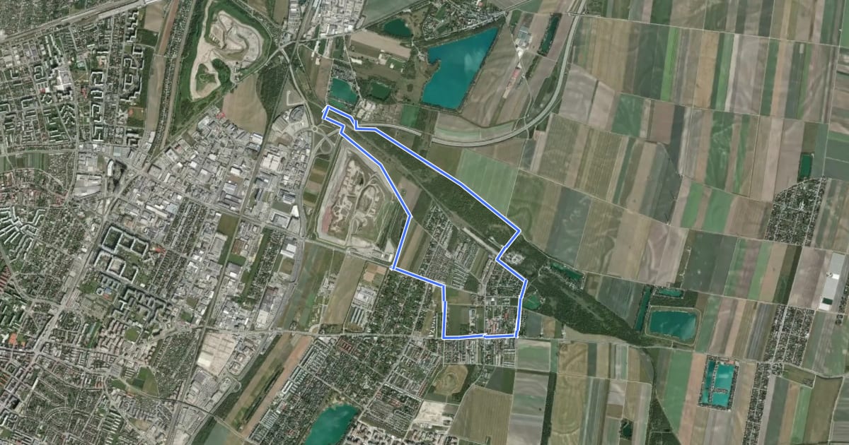 Маршрут Stadtwanderweg 10 - Franz-Karl-Effenberg-Wanderweg на спутниковом снимке