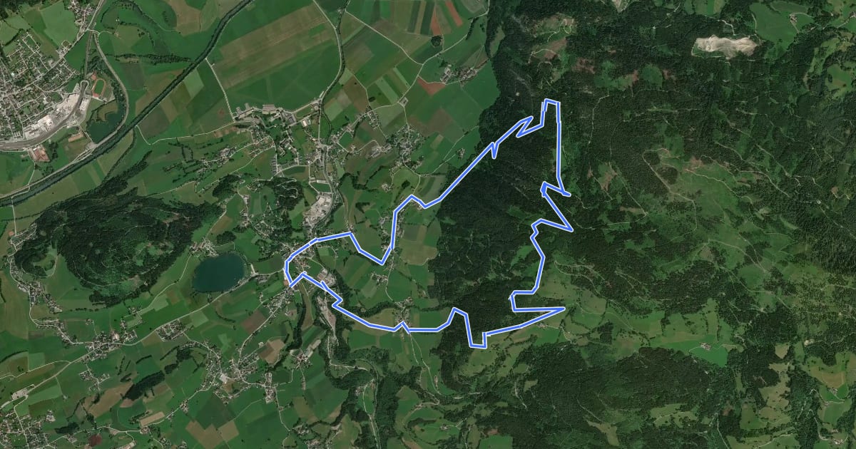 Маршрут Stalingradkreuz Kohlanger Rastanger Weg на спутниковом снимке
